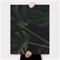 Picture of Tropical Palm Leaves I _GroupedProduct_Rectangle_Portrait_Canvas_