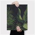 Picture of Tropical Palm Leaves II _GroupedProduct_Rectangle_Portrait_Canvas_