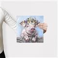 Picture of Flower Piglet I _GroupedProduct_Square_Canvas_