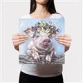 Picture of Flower Piglet I _GroupedProduct_Square_Canvas_