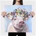 Picture of Flower Piglet II _GroupedProduct_Square_Canvas_