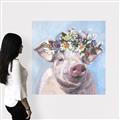 Picture of Flower Piglet II _GroupedProduct_Square_Canvas_