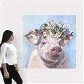 Picture of Flower Piglet II _GroupedProduct_Square_Canvas_