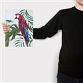 Picture of Red Parrot Paradise I _GroupedProduct_Rectangle_Portrait_Canvas_