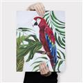 Picture of Red Parrot Paradise I _GroupedProduct_Rectangle_Portrait_Canvas_