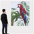 Picture of Red Parrot Paradise I _GroupedProduct_Rectangle_Portrait_Canvas_