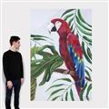 Picture of Red Parrot Paradise I _GroupedProduct_Rectangle_Portrait_Canvas_