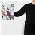 Picture of Red Parrot Paradise II _GroupedProduct_Rectangle_Portrait_Canvas_