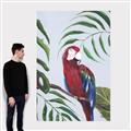 Picture of Red Parrot Paradise II _GroupedProduct_Rectangle_Portrait_Canvas_
