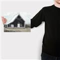 Picture of Black Barn House _GroupedProduct_Rectangle_Landscape_Canvas_
