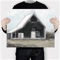 Picture of Black Barn House _GroupedProduct_Rectangle_Landscape_Canvas_