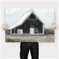 Picture of Black Barn House _GroupedProduct_Rectangle_Landscape_Canvas_