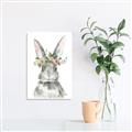 Picture of Floral Bunny _GroupedProduct_Rectangle_Portrait_Canvas_