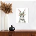 Picture of Floral Bunny _GroupedProduct_Rectangle_Portrait_Canvas_