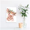 Picture of Flower Piglet _GroupedProduct_Rectangle_Portrait_Canvas_