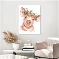 Picture of Flower Piglet _GroupedProduct_Rectangle_Portrait_Canvas_