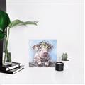 Picture of Flower Piglet I _GroupedProduct_Square_Canvas_