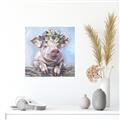 Picture of Flower Piglet I _GroupedProduct_Square_Canvas_