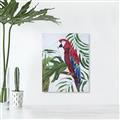 Picture of Red Parrot Paradise I _GroupedProduct_Rectangle_Portrait_Canvas_
