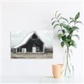 Picture of Black Barn House _GroupedProduct_Rectangle_Landscape_Canvas_