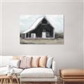 Picture of Black Barn House _GroupedProduct_Rectangle_Landscape_Canvas_