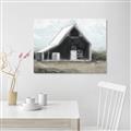 Picture of Black Barn House _GroupedProduct_Rectangle_Landscape_Canvas_
