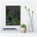Picture of Vein Leaves II _GroupedProduct_Rectangle_Portrait_Canvas_Framed_