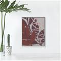 Picture of Leafy Brown _GroupedProduct_Rectangle_Portrait_Canvas_Framed_