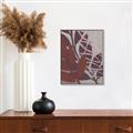 Picture of Leafy Brown _GroupedProduct_Rectangle_Portrait_Canvas_Framed_
