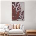 Picture of Leafy Brown _GroupedProduct_Rectangle_Portrait_Canvas_Framed_
