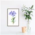 Picture of Purple Petunia I _GroupedProduct_Rectangle_Portrait_Canvas_Framed_