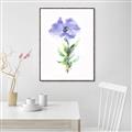 Picture of Purple Petunia I _GroupedProduct_Rectangle_Portrait_Canvas_Framed_