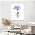 Picture of Purple Petunia I _GroupedProduct_Rectangle_Portrait_Canvas_Framed_