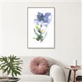 Picture of Purple Petunia II _GroupedProduct_Rectangle_Portrait_Canvas_Framed_