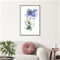 Picture of Purple Petunia II _GroupedProduct_Rectangle_Portrait_Canvas_Framed_
