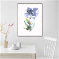 Picture of Purple Petunia II _GroupedProduct_Rectangle_Portrait_Canvas_Framed_