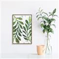 Picture of Vein Leaves III _GroupedProduct_Rectangle_Portrait_Canvas_Framed_