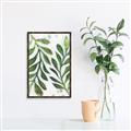Picture of Vein Leaves III _GroupedProduct_Rectangle_Portrait_Canvas_Framed_