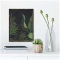 Picture of Tropical Palm Leaves II _GroupedProduct_Rectangle_Portrait_Canvas_Framed_