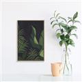 Picture of Tropical Palm Leaves II _GroupedProduct_Rectangle_Portrait_Canvas_Framed_