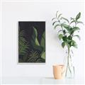 Picture of Tropical Palm Leaves II _GroupedProduct_Rectangle_Portrait_Canvas_Framed_