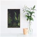Picture of Tropical Palm Leaves II _GroupedProduct_Rectangle_Portrait_Canvas_Framed_