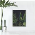 Picture of Tropical Palm Leaves II _GroupedProduct_Rectangle_Portrait_Canvas_Framed_