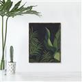 Picture of Tropical Palm Leaves II _GroupedProduct_Rectangle_Portrait_Canvas_Framed_