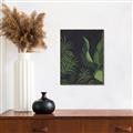 Picture of Tropical Palm Leaves II _GroupedProduct_Rectangle_Portrait_Canvas_Framed_