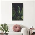 Picture of Tropical Palm Leaves II _GroupedProduct_Rectangle_Portrait_Canvas_Framed_