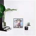Picture of Flower Piglet I _GroupedProduct_Square_Canvas_Framed_