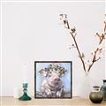 Picture of Flower Piglet I _GroupedProduct_Square_Canvas_Framed_