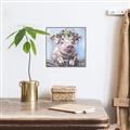 Picture of Flower Piglet I _GroupedProduct_Square_Canvas_Framed_