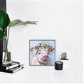Picture of Flower Piglet II _GroupedProduct_Square_Canvas_Framed_
